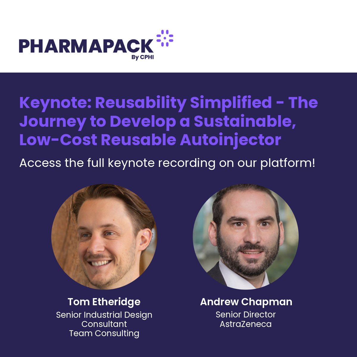 💡 Breakthrough Innovation at Pharmapack 2025: Reusable Autoinjector Revolution

Couldn't attend our keynote session on sustainable autoinjector development at Pharmapack 2025? Access the full keynote recording on our platform: ow.ly/pwyq50WaG3R

#PharmapackEU