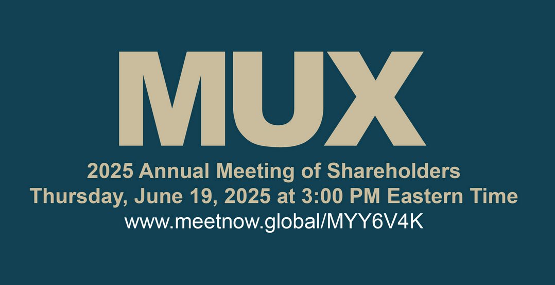 McEwenInc's tweet image. 📢 You're Invited: McEwen Mining 2025 Annual Meeting of Shareholders
Join us virtually for our 2025 Annual Shareholders Meeting. We look forward to updating you on company progress and answering your questions.
🗓 Date: Thursday, June 19, 2025
🕒 Time: 3:00 PM Eastern Time
💻…