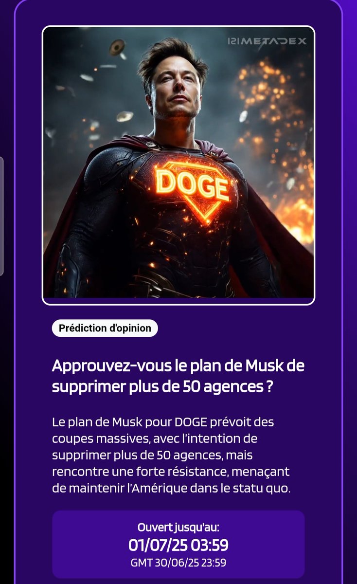 Meduse07's tweet photo. Les anciens modèles ont explosé, École, travail, finance, : plus rien ne fonctionne comme avant. On ne peut plus compter sur le CDI ou l'épargne.
Les modèles  WEB 3 permettent à chacun de miser sur ses convictions
#121metadex 
#tradingdeprediction 
#ElonMusk https://t.co/tij3s9YbfS
