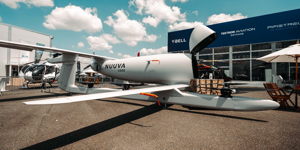 pipistrelEU's tweet image. Hello from #ParisAirShow! We're thrilled to have our Nuuva V300, a long-range, large-capacity hybrid-electric VTOL, making its show debut! Also on display is our multi-mission capable special missions platform, the Surveyor.
📍Paris Air Show, Textron Pavillion A2