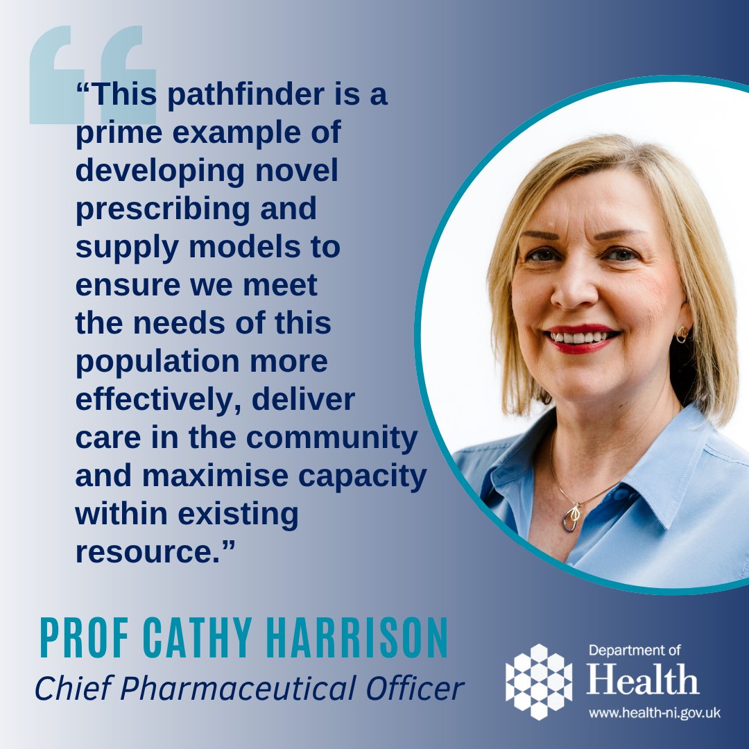 A recently established pathfinder enables Foyle Hospice Community Team to prescribe for patients in their own homes.

🔗health-ni.gov.uk/news/pathfinde…