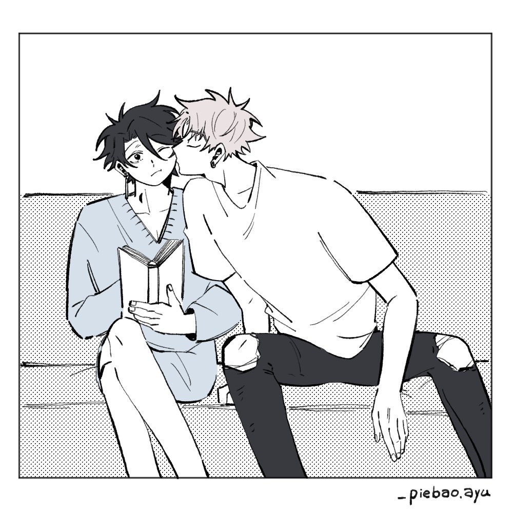 piebao's tweet photo. 0617/一些鴒久塗鴉
#創作BL #落書き https://t.co/Q1GyBG1mQs