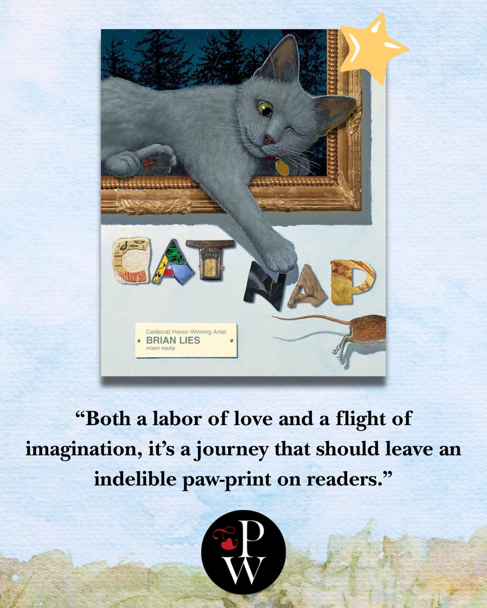ACM Kids & Illustration (@acm_kidsandillo) on Twitter photo It’s another star for Brian Lies’s CAT NAP from <a href="/PublishersWkly/">Publishers Weekly</a>!🌟🩵
Out from <a href="/GreenwillowBook/">Greenwillow Books</a> on September 30, 2025. 📚 It’s another star for Brian Lies’s CAT NAP from <a href="/PublishersWkly/">Publishers Weekly</a>!🌟🩵
Out from <a href="/GreenwillowBook/">Greenwillow Books</a> on September 30, 2025. 📚