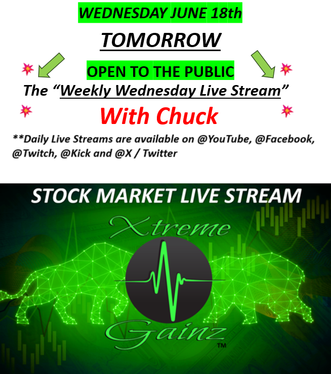 GainzXtreme's tweet photo. 💥TOMORROW💥 -> Don't Miss It !!!
 $SPX $TSLA $SPY -> #Livestream #LiveTrading       

Exclusively on: @YouTube @facebook @Twitch
@kick @X https://t.co/xOwNuWSECE