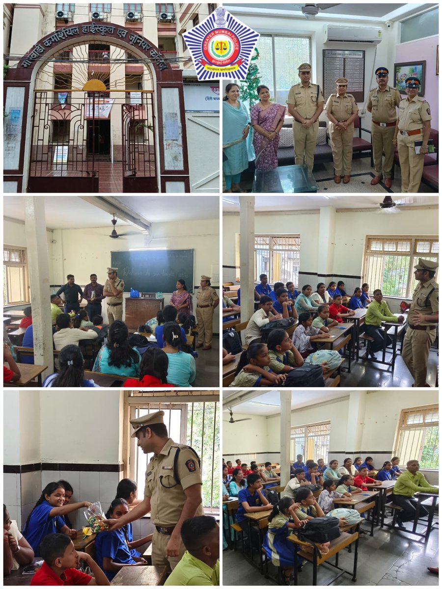 पोलीस उप आयुक्त परिमंडळ ०२ - DCP ZONE 02 Mumbai (@dcpzone2mumbai) on Twitter photo DCP Zone 2, Dr Mohit Garg, IPS, along with ACP Pydhonie & other officers visited the school Marwadi Commercial High School while discussing important issues related to safety and security, they were welcomed back to the school after long vacation.
<a href="/CPMumbaiPolice/">Commissioner of Police, Greater Mumbai</a>
<a href="/MumbaiPolice/">मुंबई पोलीस - Mumbai Police</a> DCP Zone 2, Dr Mohit Garg, IPS, along with ACP Pydhonie & other officers visited the school Marwadi Commercial High School while discussing important issues related to safety and security, they were welcomed back to the school after long vacation.
<a href="/CPMumbaiPolice/">Commissioner of Police, Greater Mumbai</a>
<a href="/MumbaiPolice/">मुंबई पोलीस - Mumbai Police</a>