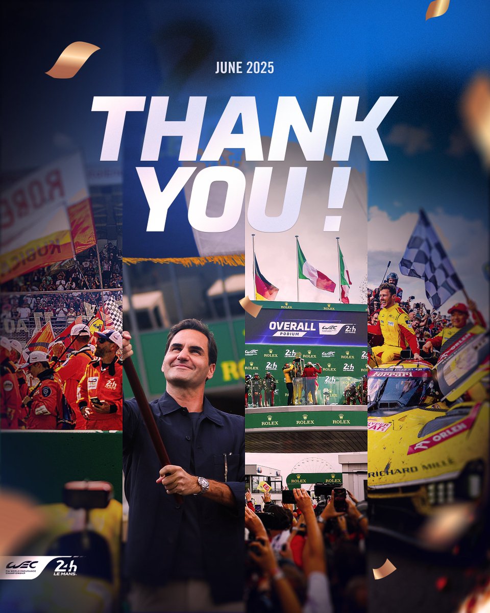 Dear Le Mans, thanks for the memories. 🫰
2026 is set to be even more unforgettable. See you there!
#LeMans24 #WEC