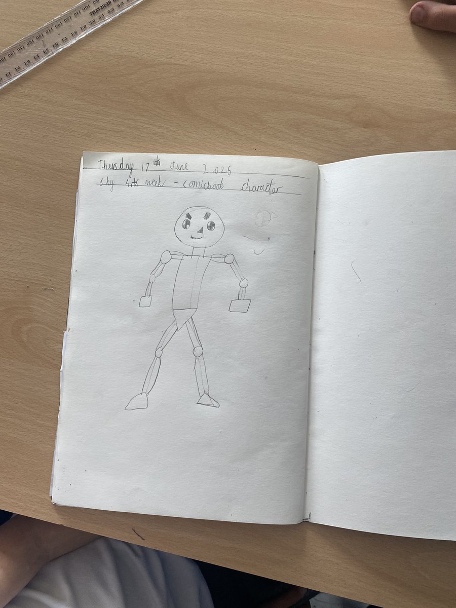 RedgateYr6's tweet image. This afternoon I’ve had a real treat teaching year 4 @Y4RedgateCP 
We have been creating our own comic book characters for Sky Arts Access All Arts Week. #accessallarts #rcpart
