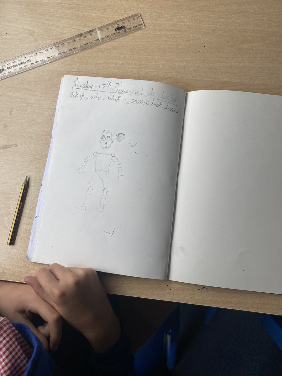 RedgateYr6's tweet image. This afternoon I’ve had a real treat teaching year 4 @Y4RedgateCP 
We have been creating our own comic book characters for Sky Arts Access All Arts Week. #accessallarts #rcpart