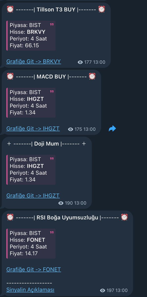 BIST Multi Scanner son gelen sinyallerine baktın mı?
t.me/+UbUPP4cTwto0M…