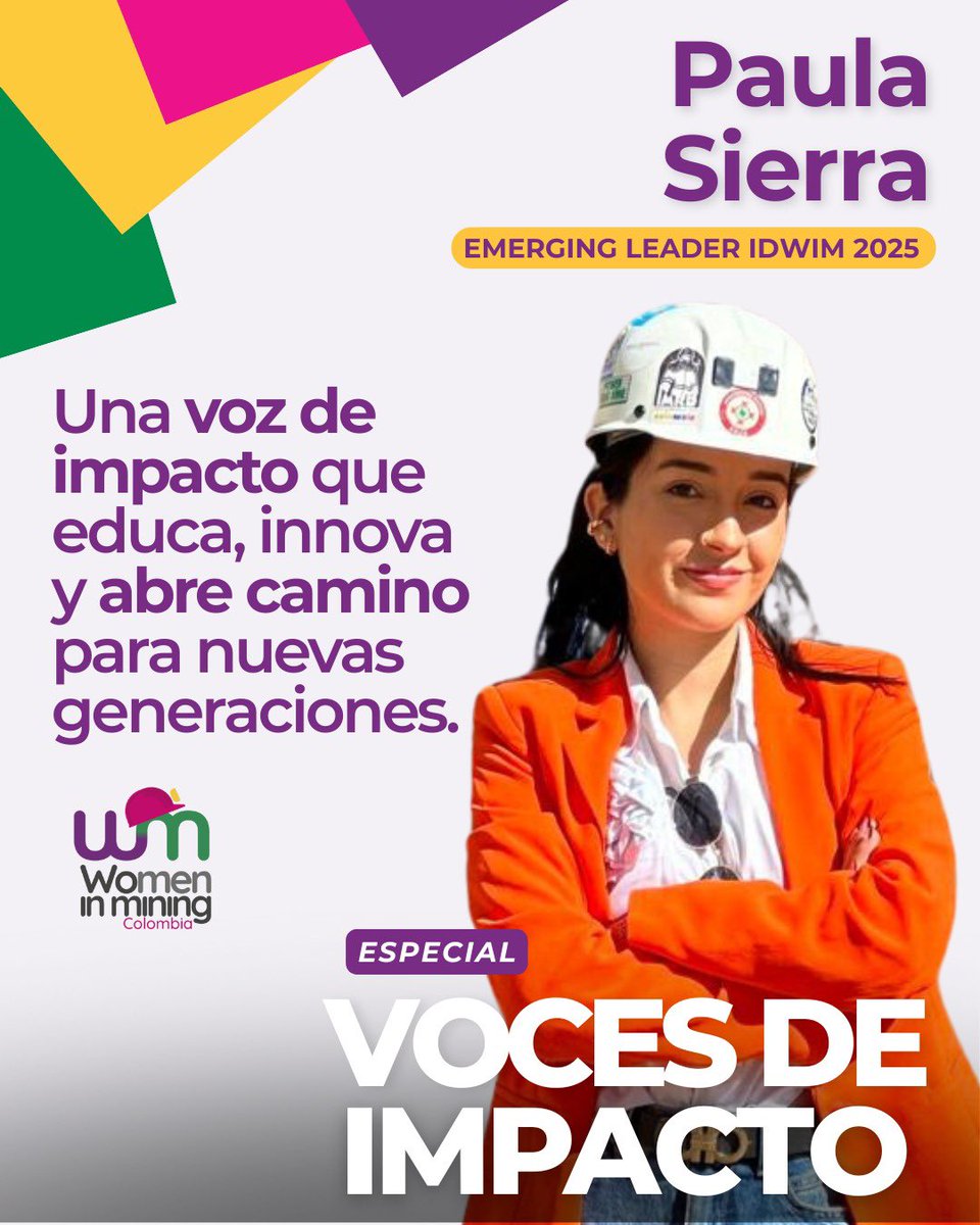 Este 17 de junio, celebramos a Paula Sierra como una de las Emerging Leaders del IDWIM 2025, un reconocimiento internacional a mujeres cuyo liderazgo ya está dejando una huella visible, significativa y duradera en la industria. 💜