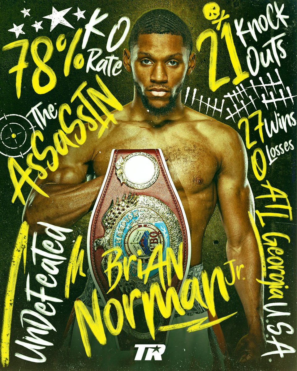 trboxing's tweet image. 𝐓𝐇𝐄 𝐍𝐔𝐌𝐁𝐄𝐑𝐒 𝐎𝐅 𝐀 𝐂𝐇𝐀𝐌𝐏 👑

@OfficialBNorman x #NormanSasaki