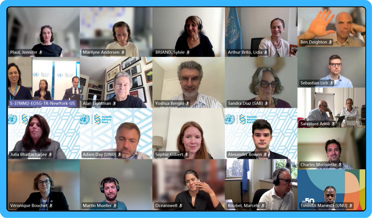 ScienceBoard_UN's tweet image. ⚗️The @ScienceBoard_UN , together with its network institutions, held a mid-year update to review progress since the 2024 retreat and discuss emerging topics for future Science Briefs. 📈