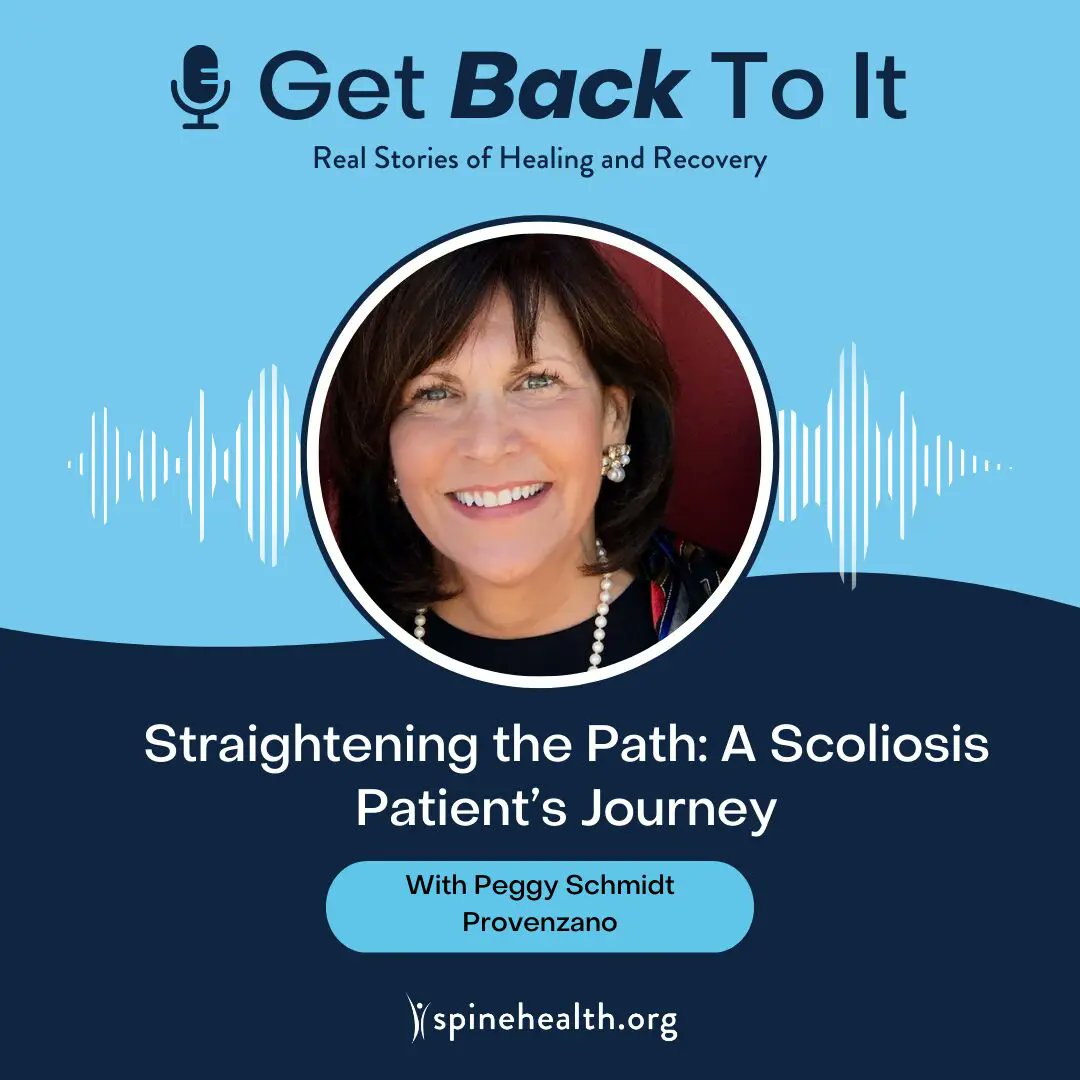 SpineHealthFdn's tweet image. 📱 NEW EPISODE ALERT: Get Back to It 📱
"Scoliosis tried to bend me, but it couldn't break my spirit."
Featuring a warrior who refused to be defined by her curved spine, she took the leap into reconstructive surgery—and everything changed!
Now she's chasing grandkids with a…
