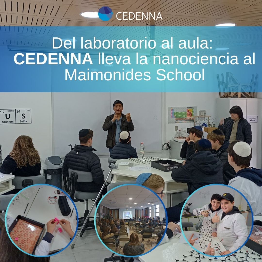📍El pasado 11 de junio, CEDENNA visitó el Maimonides School de Lo Barnechea, en una jornada dedicada a acercar la #nanociencia a las y los estudiantes.
🔬¡Muchas gracias por el entusiasmo y la participación! Nos alegra seguir compartiendo el fascinante mundo de la nanociencia.😊