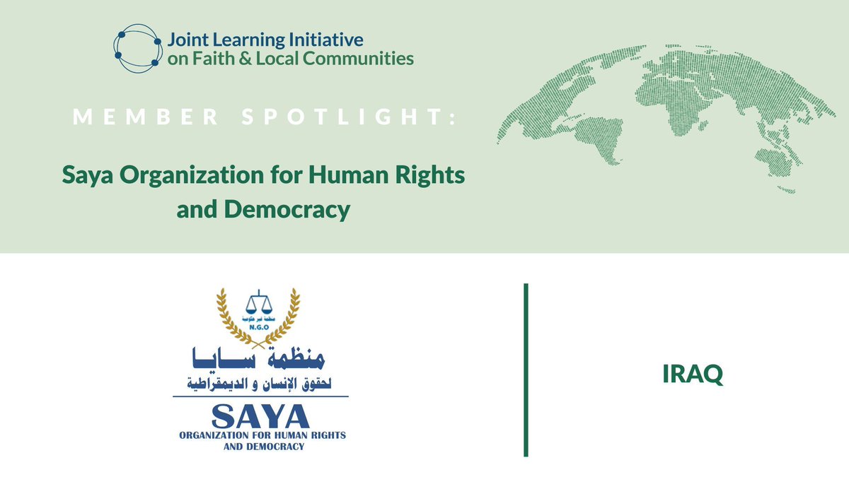 🌍 New Monthly #PartnerSpotlight!

Meet Saya Organization for Human Rights and Democracy, working at the intersection of faith, rights &amp; local leadership.

Read how they're driving change:
🔗 buff.ly/bVW8JqG

#HumanRights #Democracy #FaithInAction