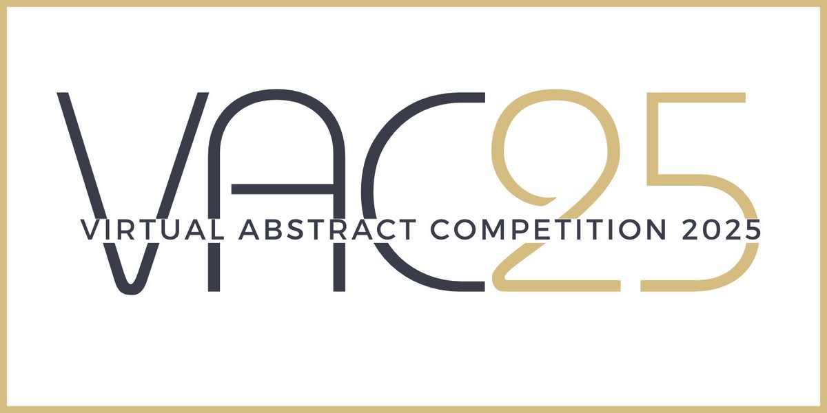 We’re excited to share that we’ve extended the abstract submission deadline for SMA’s Virtual Abstract Competition (VAC) to Friday, June 20, 2025! View full guidelines and submit your abstract and  here: hubs.ly/Q03sqztT0