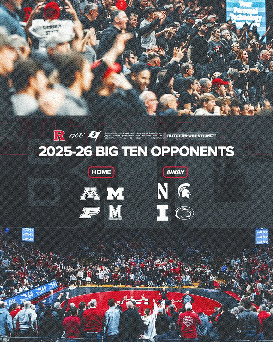B1G Schedule Loading 📈

Maryland, Michigan, Minnesota and Purdue all visit Piscataway in 2025-26!

📰: go.rutgers.edu/6git7bs2

#RelentlessPursuit | #GoRU