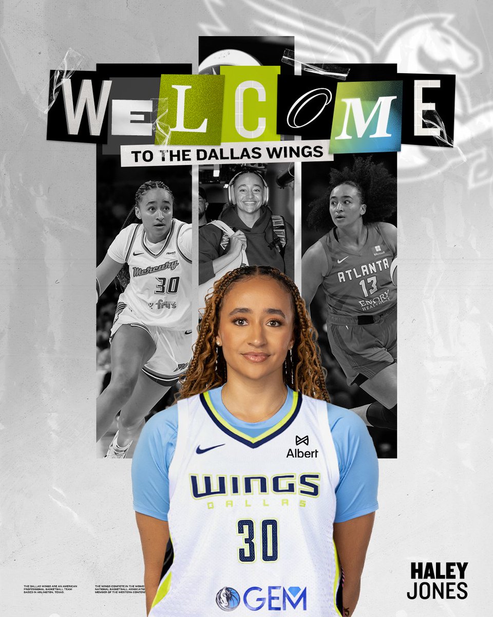 Welcome to Dallas, Haley! 

Haley Jones has been signed to a hardship contract.