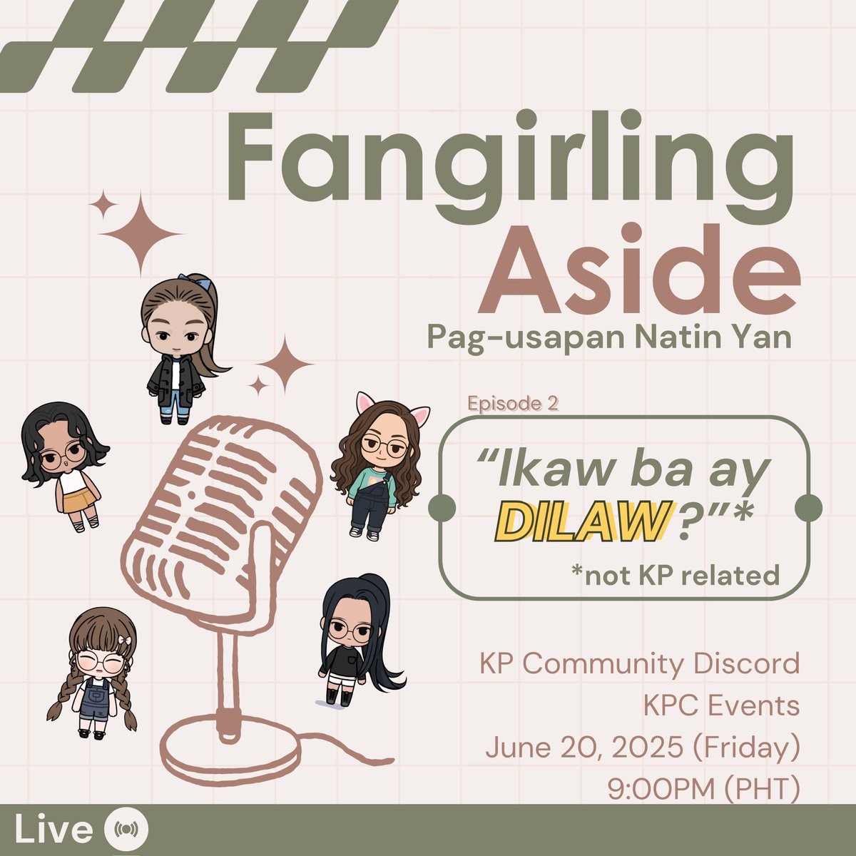 Topic : Ikaw ba ay Dilaw? 
This time, lets talk abt "Ideal girl material".
Share your thoughts, KPs.