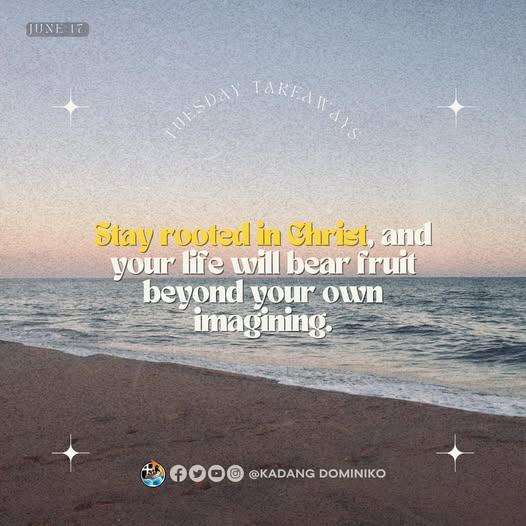 KadangDominiko's tweet photo. Stay rooted in Christ, for He is the true source of strength, wisdom, and purpose. When we anchor our lives in His love and truth, our actions and choices begin to reflect His light in ways we never thought possible. https://t.co/toZEMJt8je
