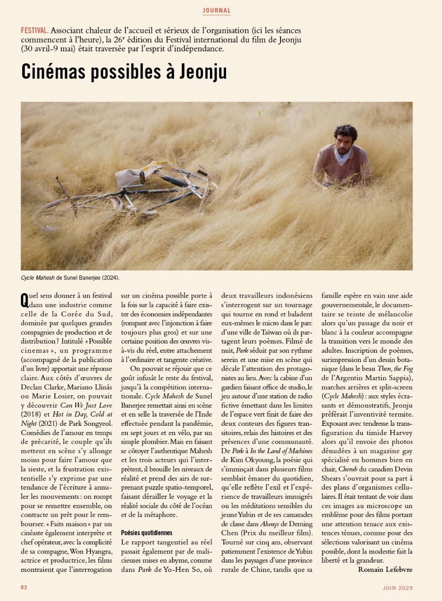 devshears's tweet image. cherub mentioned in cahier du cinema… i cried lol