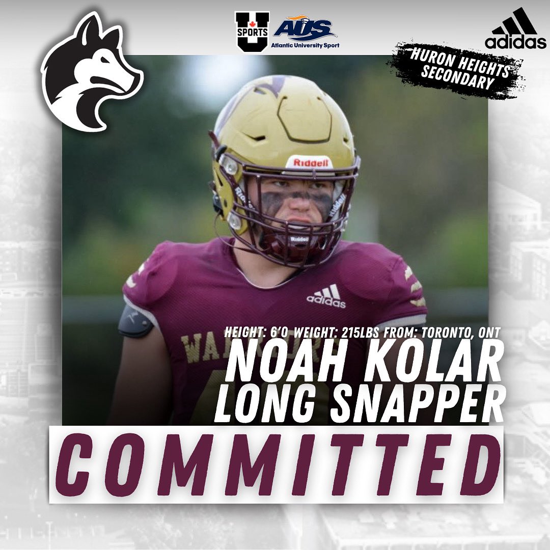 We are thrilled to announce the commitment of Noah Kolar from Toronto ON., to our Pack!