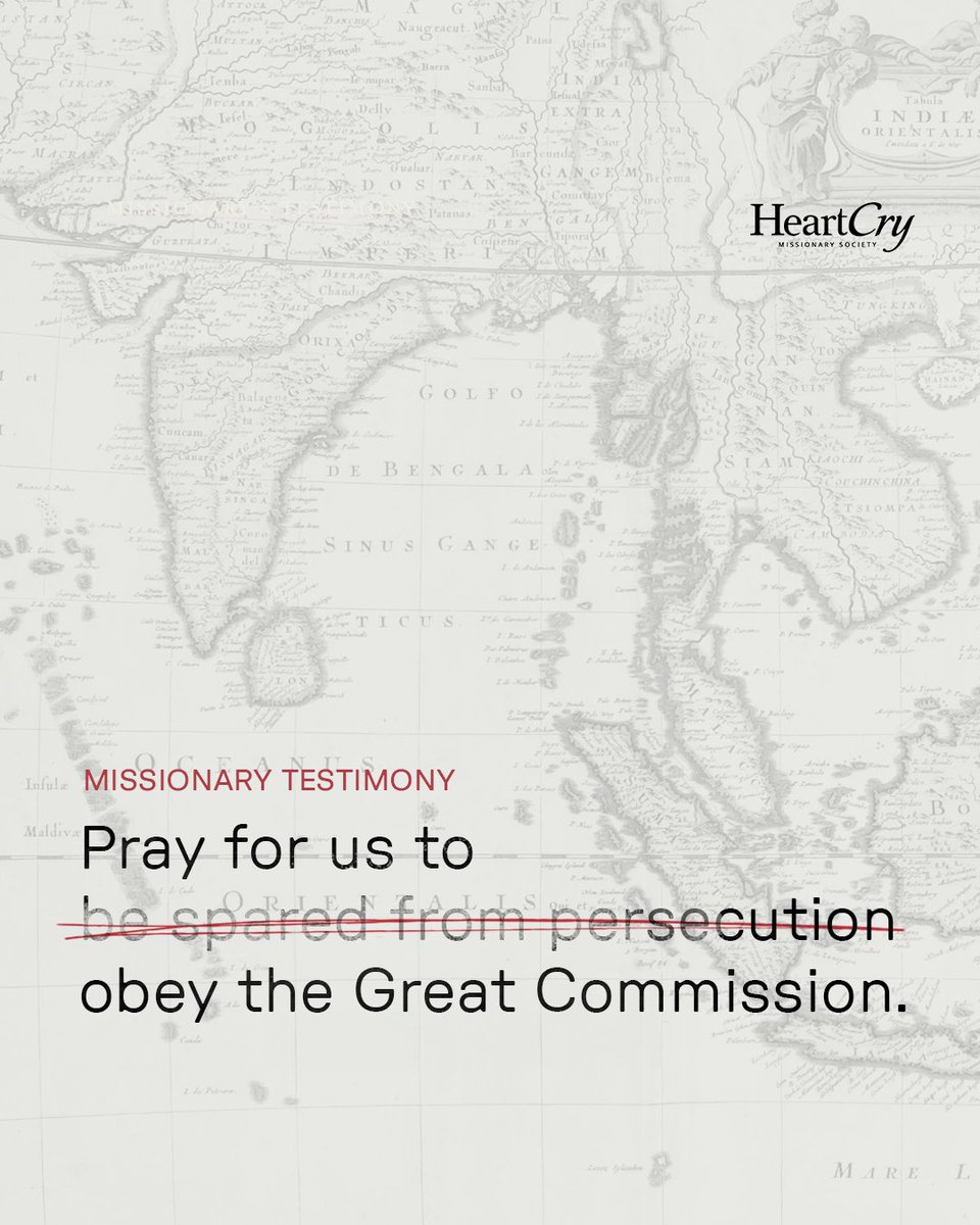 HeartCryMission's tweet image. "Go therefore and make disciples of all the nations, baptizing them in the name of the Father and the Son and the Holy Spirit, teaching them to keep all that I commanded you; and behold, I am with you always, even to the end of the age.” - Matthew 28:19-20
A protected HeartCry…