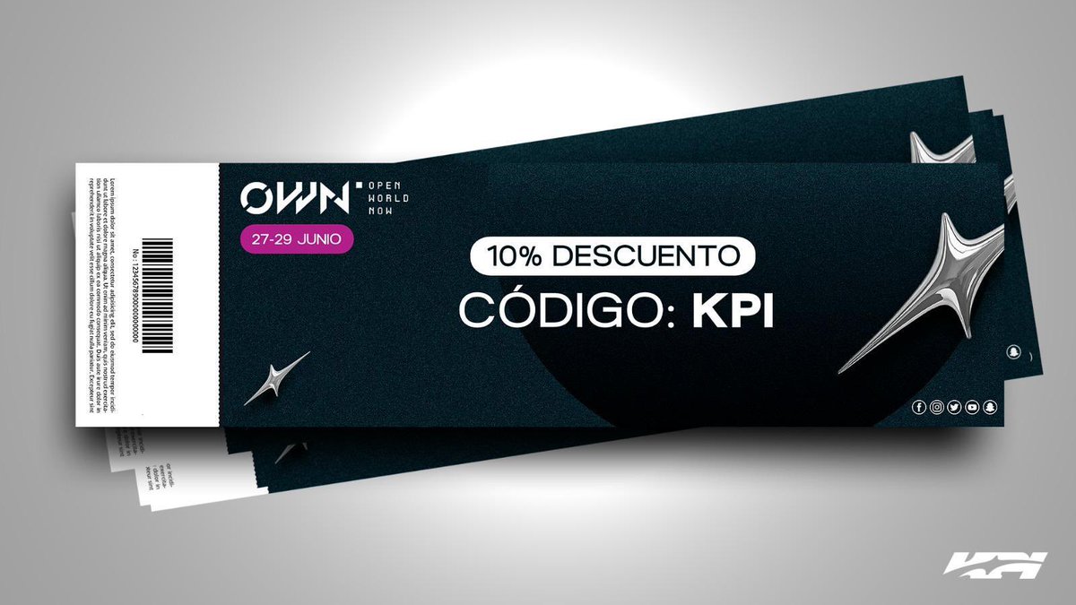 Os veo por Valencia en <a href="/OpenWorldNowcom/">OWN Fest: Valencia - Zaragoza 2025</a> junto a <a href="/KPI_WORLD/">KPI</a> desde el 27 al 29 de junio en el torneo LAN de Fortnite 😎

🎁 Usa el código "KPI" para un 10% de descuento