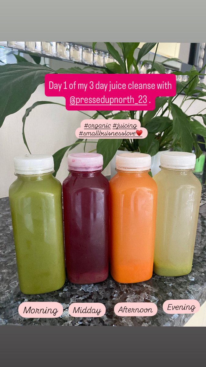 Day 1 of my 3 day juice cleanse from Pressed Up North