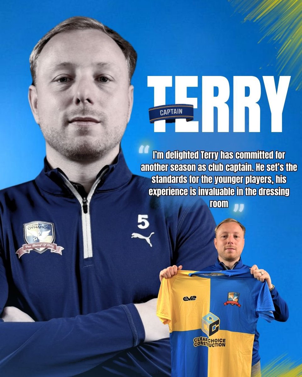 ValeDynamos's tweet image. Captain @TerryGriff is back for the new season looking trim and ready to lead the boys. His leadership experience and standards continue to set the tone on and off the pitch. An inspiration to our young players. 💛💙 …more to follow.