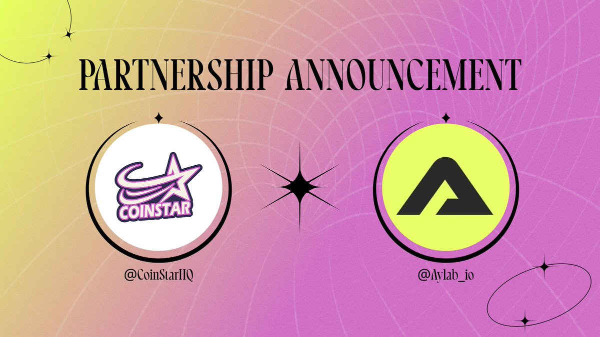 CoinStarHQ's tweet image. 📢 CoinStar x @Aylab_io Partnership Announcement
We’re thrilled to join forces with Aylab, a leading Web3 growth partner powering massive user acquisition and engagement.
Aylab Core Highlights
🔸 Aylab Ads – Web3’s equivalent of Google Ads, with over 500 integrated dApps in…