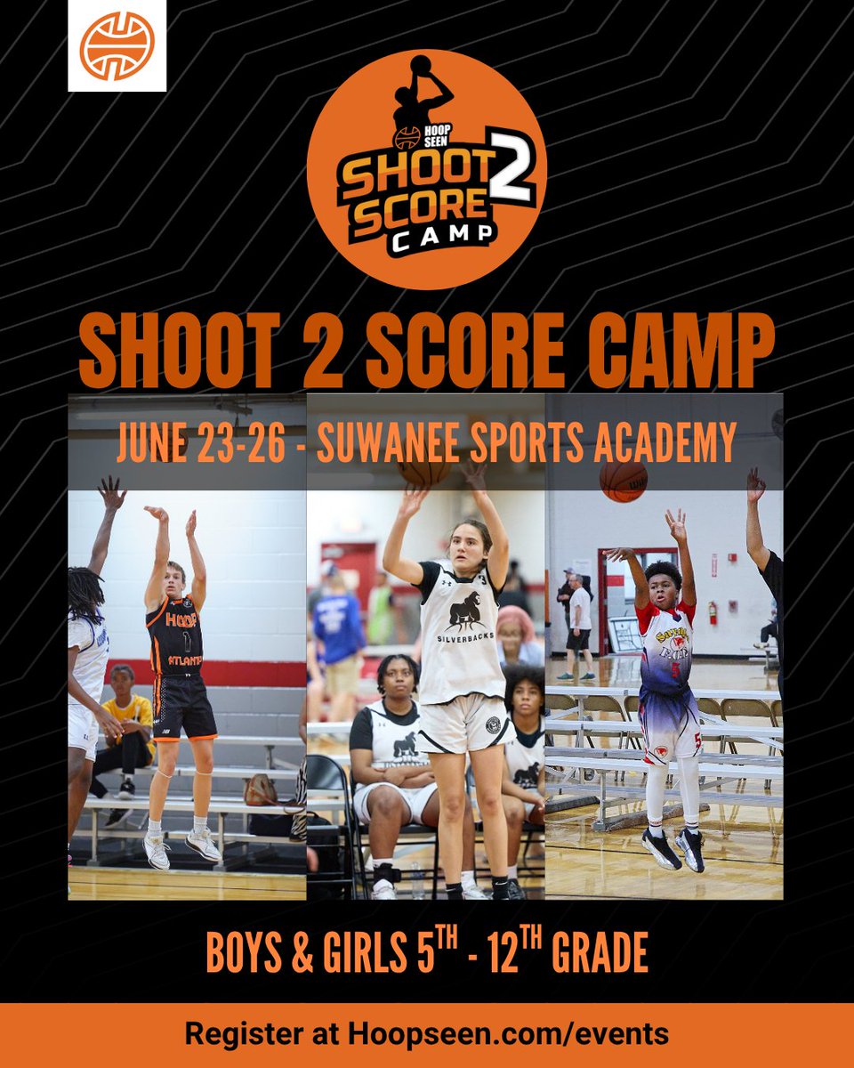 Our Shoot 2 Score Camp starts NEXT WEEK at <a href="/ssasports/">SuwaneeSportsAcademy</a> 

Boys &amp; Girls 5th-12th Grade Welcome 

hoopseen.com/georgia/events…