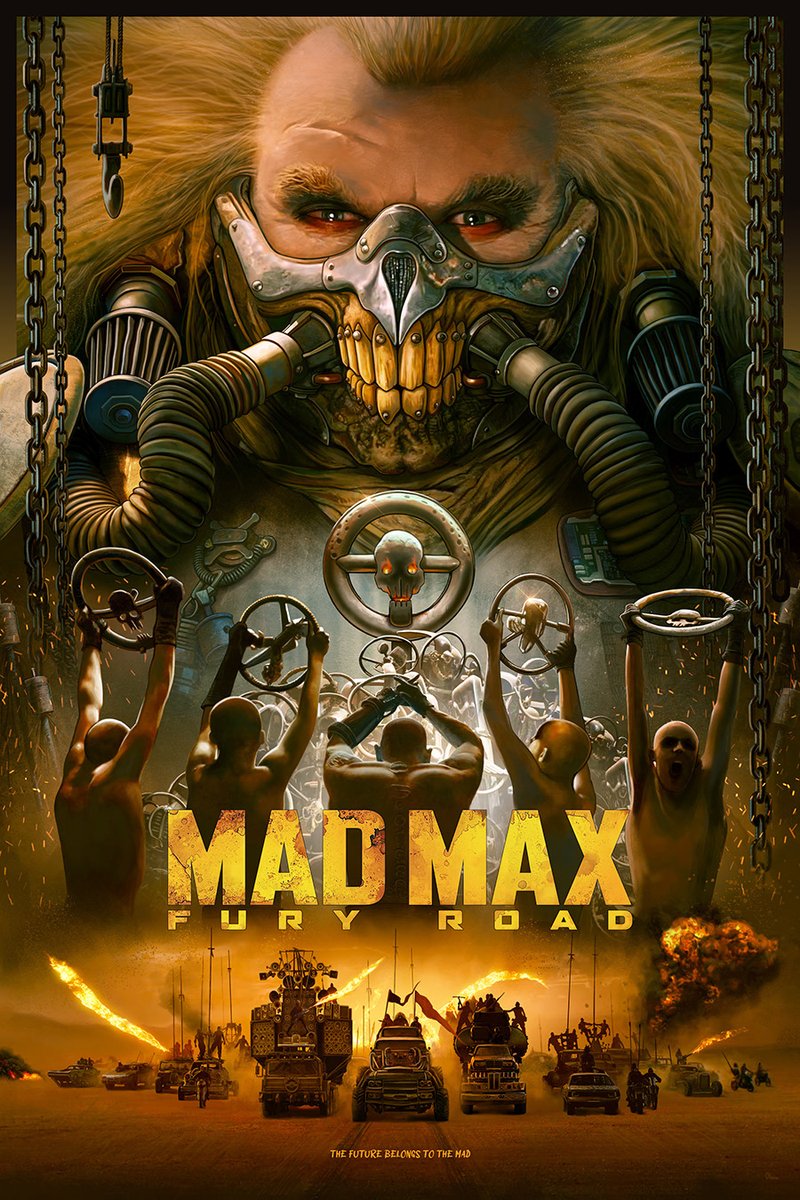 Han pasado 10 años del estreno de #MadMaxFuryRoad, una de las mejores películas de acción de la historia con la que George Miller revitalizó la saga. 

¿Os venís al desierto a combatir al despiadado Inmortan Joe? ABRO HILO ⬇️

Ambientada en un desierto devastado, sigue a Max