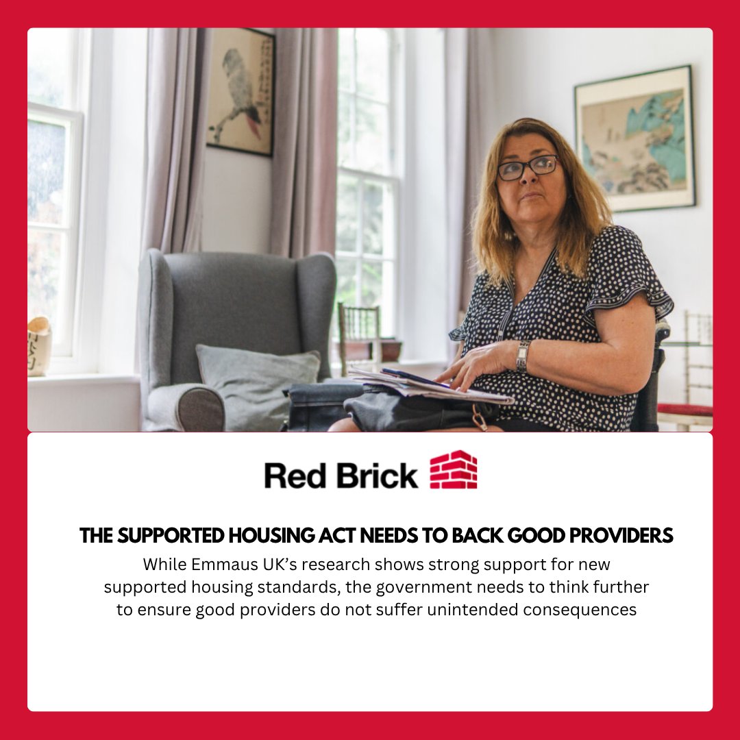 While Emmaus UK’s research shows strong support for new supported housing standards, the government needs to think further to ensure good providers do not suffer unintended consequences

<a href="/Sam_Dalton_1/">Sam Dalton</a> for <a href="/redbrickblog/">redbrick</a> 

redbrickblog.co.uk/2025/06/the-su…