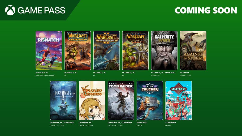 ¡ÚLTIMA HORA! 🚨 #KeNews

Anunciados los nuevos juegos del  #XboxGamePass para junio.

¿Qué os parecen?