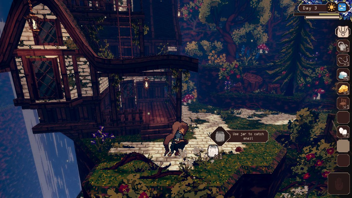 cinnadev_'s tweet image. In Delphinium, cultivating connections with those around you matters just as much as growing your crops- sometimes even more.
Featuring:
🩵 Unique, dialogue-based mechanics
🌿 Bittersweet cozy farming sim
⛰️ Not-so-idyllic mountain village life
2026. Stay tuned 👁️