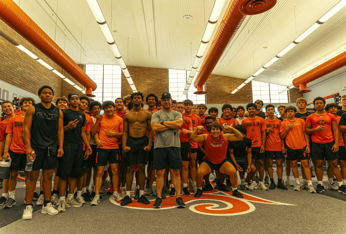 Big things happening in the weight room at Corona del Sol! 💪 Excited to have Coach Jeff Decker join the team alongside the already outstanding Coach Pete Salazar. Fired up for the future of Aztec strength! 🔥 #AztecStrong #BuiltNotBorn”