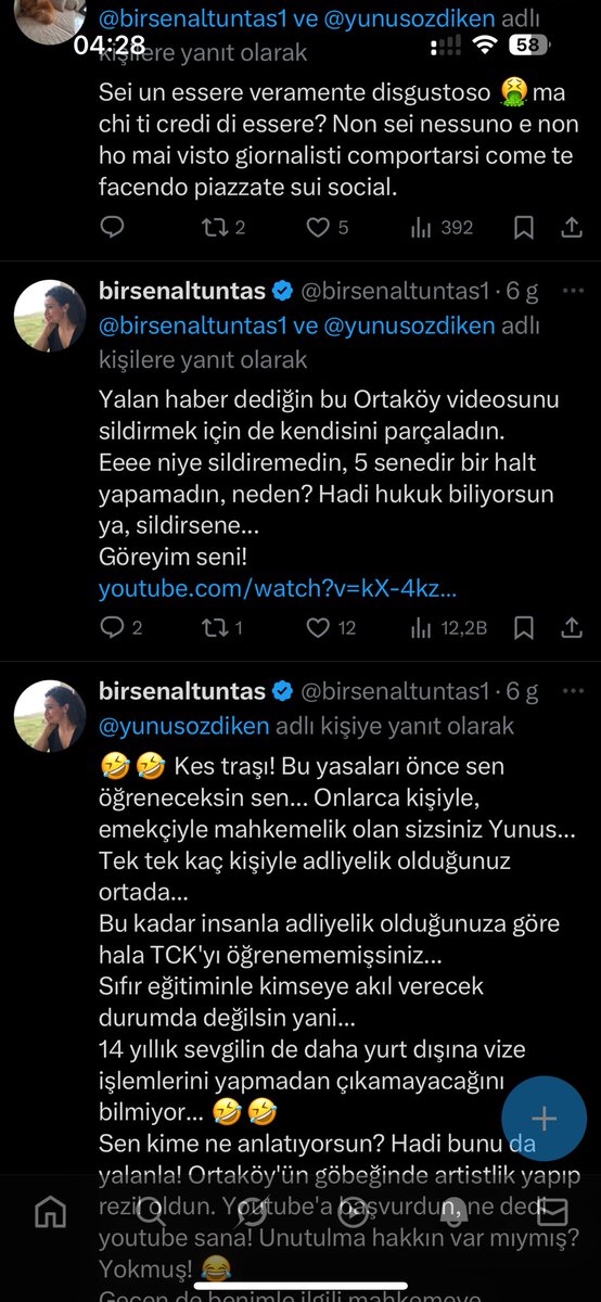 Uzun süredir  sosyal medya üzerinden hakkında dolandırıcılık iddiaları olan insanların HİÇ BİR KANITA dayanmayan iddialarını alıp bizi yıpratmaya çalışan <a href="/birsenaltuntas1/">birsenaltuntas</a> hakkında uzaklaştırma kararını paylaşıyorum.   Bu kişi 4 koldan yalan haber yapıyor. Üslup çok avam