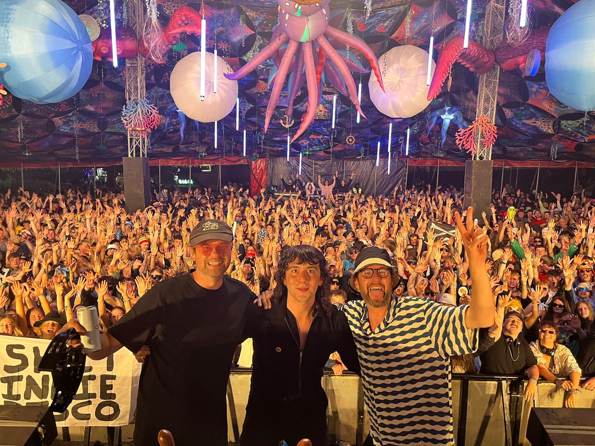 Shitindiedisco's tweet photo. what a weekend at @KendalCalling playing the Calling Out stage 🦌🎉❤️

thanks to everyone who came to see us, everyone at Kendal for looking after us, and our mates for all the support ❤️

can’t wait to be back in a few weeks! Calling Out Stage! Saturday Night 🔥 https://t.co/DLCcFfCjj3