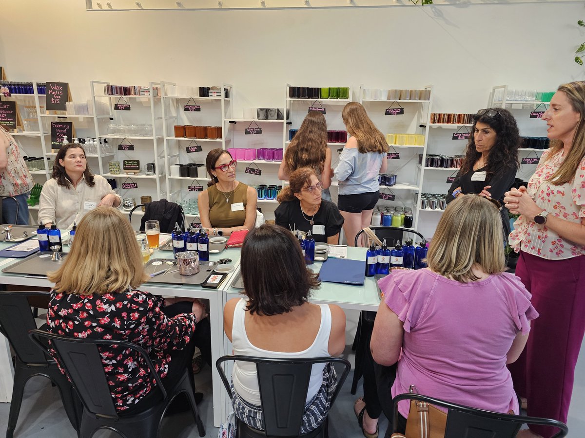 dcmsonline's tweet image. On June 11, the DCMS Women in Medicine gathered at Wick N Twisted in Jax Beach for an evening of connection and creativity. They made custom candles and enjoyed time together outside of the office. Check out more photos on our DCMS Facebook page: facebook.com/media/set?vani…