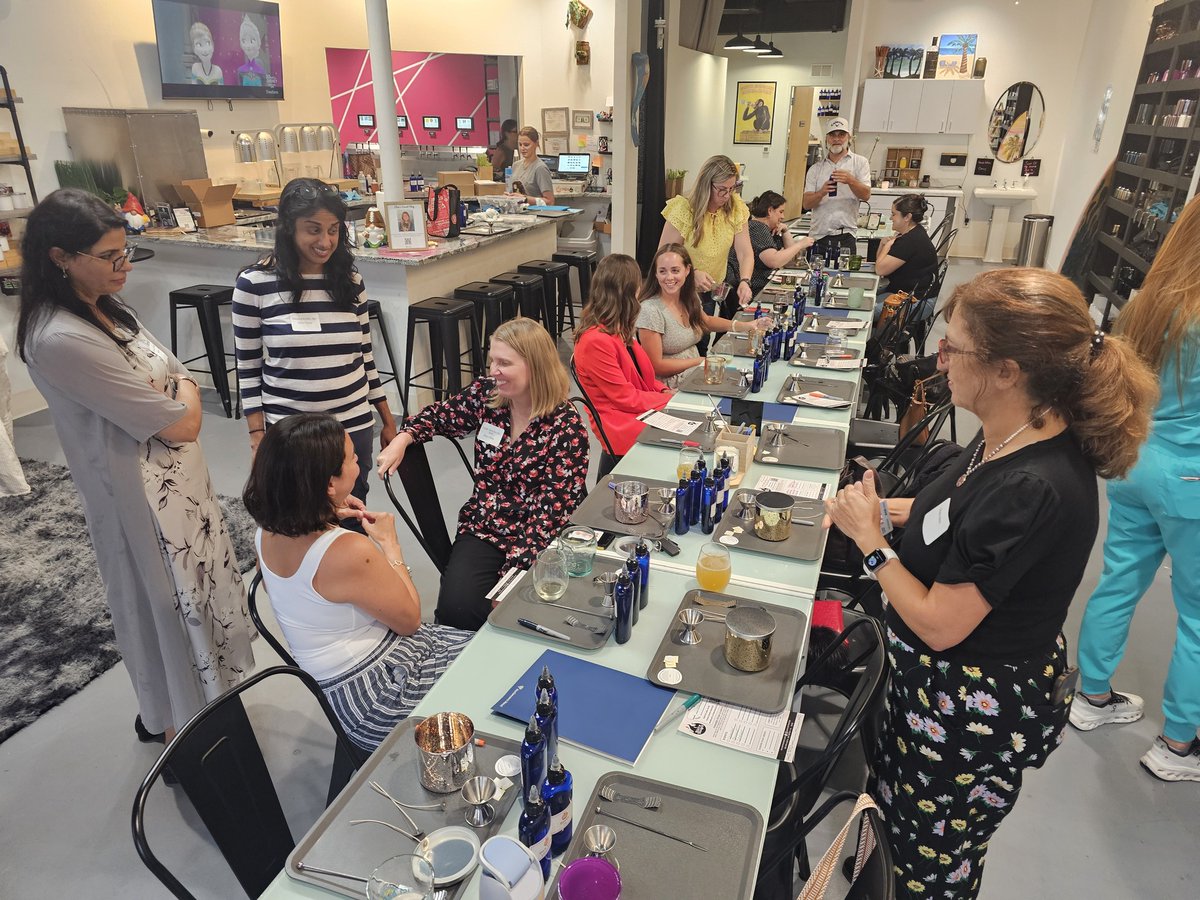 dcmsonline's tweet image. On June 11, the DCMS Women in Medicine gathered at Wick N Twisted in Jax Beach for an evening of connection and creativity. They made custom candles and enjoyed time together outside of the office. Check out more photos on our DCMS Facebook page: facebook.com/media/set?vani…