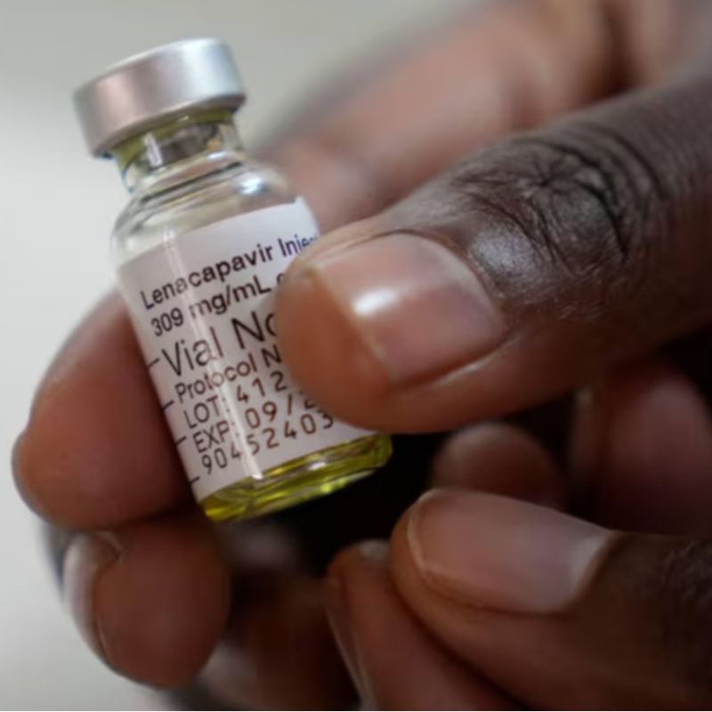 UNAIDS's tweet photo. ✍️@Guardian | Lenacapavir, twice-yearly HIV prevention injection could cost just $25 per patient a year, say researchers—yet may be priced at 1000x more.

This medicine could help end the HIV pandemic.

We urge @GileadSciences: Do the right thing. Make it affordable. Save lives.