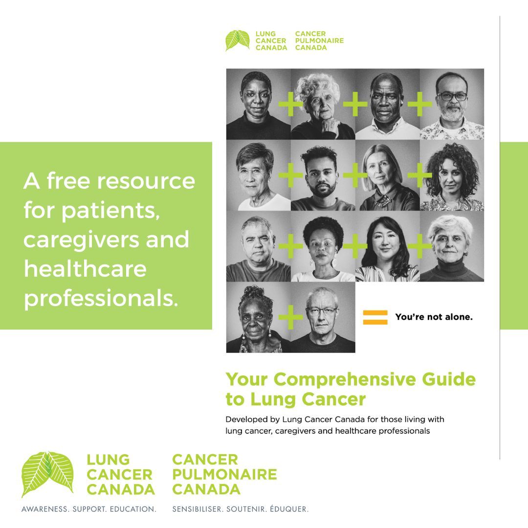 Check out Your Comprehensive Guide to Lung Cancer! It’s your trusted source for understanding every aspect of lung cancer. Also available in French and free hard copies can be mailed directly to patients and family members as well. 

Download it today:  bit.ly/LCCComprehensi…