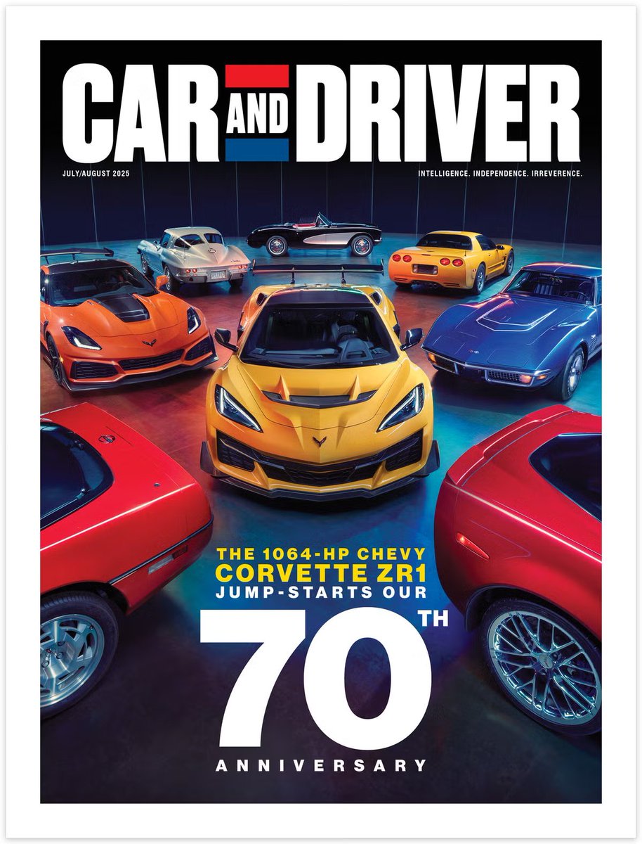 Hearst Autos 🚘 (@hearstautos) on Twitter photo 𝐂𝐚𝐫 𝐚𝐧𝐝 𝐃𝐫𝐢𝐯𝐞𝐫 celebrates its 70th anniversary with the tests, features, comparisons, and writing that make us unique. Here’s a look at the six stories that the magazine is known for—and more. caranddriver.com/70th-anniversa… <a href="/CARandDRIVER/">Car and Driver</a> 𝐂𝐚𝐫 𝐚𝐧𝐝 𝐃𝐫𝐢𝐯𝐞𝐫 celebrates its 70th anniversary with the tests, features, comparisons, and writing that make us unique. Here’s a look at the six stories that the magazine is known for—and more. caranddriver.com/70th-anniversa… <a href="/CARandDRIVER/">Car and Driver</a>