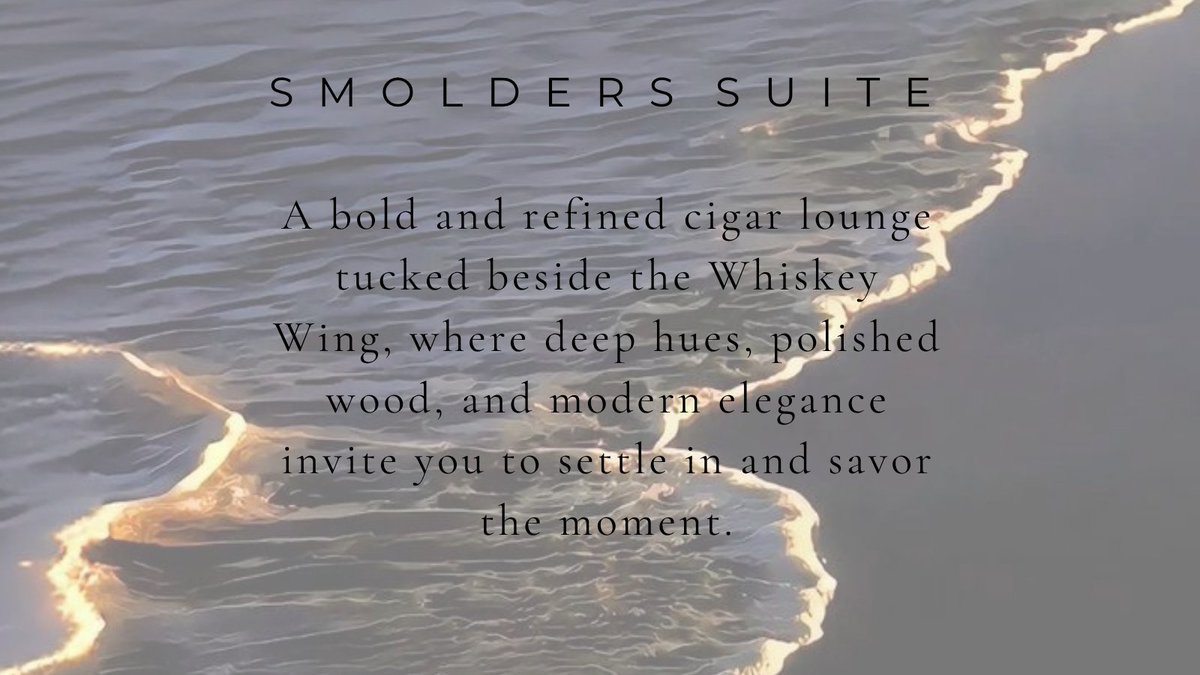 StorylinesAtSea's tweet photo. A smoldering retreat, day or night. 💨

The Smolders Suite blends moody tones, modern elegance, and ocean views for the ultimate cigar lounge escape.

#CigarLounge #LuxuryDesign #CruiseLifestyle #StorylinesGlobal #OceanView https://t.co/1bUfSBWZHl