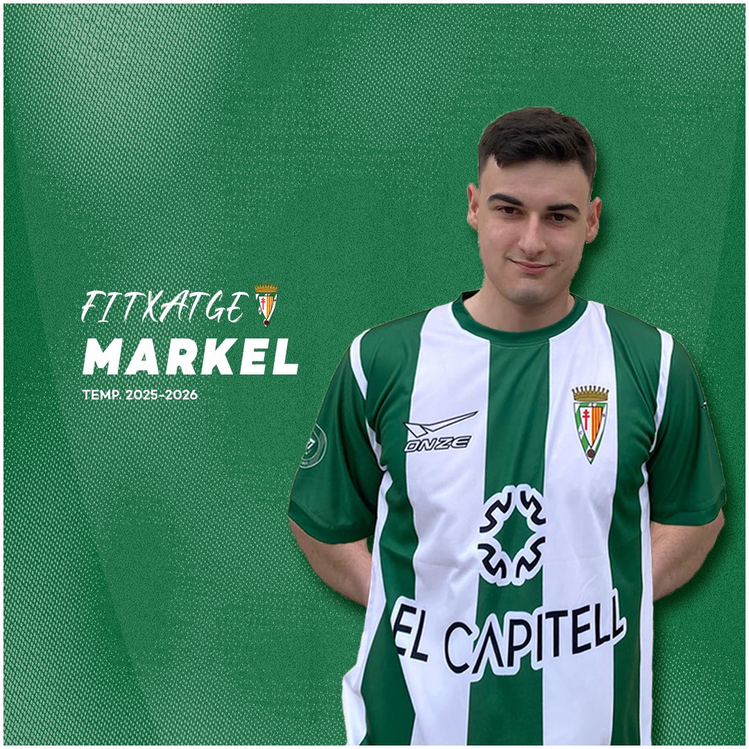 💚🤍FITXATGE📝

✨Markel, procedent del FC Serinyà, serà jugador del CE Besalú la temporada que ve.

Benvingut Markel!💪🏼

#AmuntBesalú💚