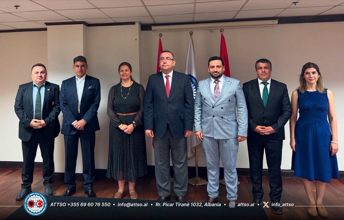 📌 ATTSO’da Başkanlık Değişimi

ATTSO Onursal Başkanı T.C. Tiran Büyükelçimiz Sayın Tayyar Kağan Atay ve Yönetim Kurulu Üyelerimizin katılımıyla gerçekleşen toplantıda, Global Distribution CEO’su Sayın Kenan Sevinç, oy birliğiyle ATTSO başkanı olarak seçilmiştir.