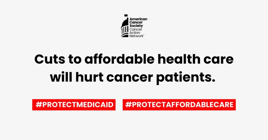 Cancer patients and their families need access to quality, affordable cancer care to survive.
Any cuts to affordable health care could jeopardize their chances of survival. <a href="/SenBillCassidy/">U.S. Senator Bill Cassidy, M.D.</a>, please vote NO. #ProtectAffordableCare #ProtectMedicaid