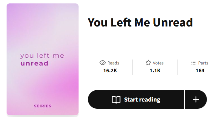 seiriesWP's tweet photo. Happy 16.2k reads on YLMU! 🤍 https://t.co/in0hJpIxFZ