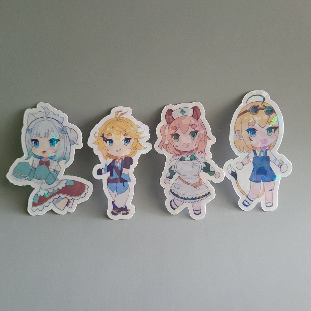 LillyHanami's tweet photo. The stickers are here!  Includes Xenoblade and Hololive.
Link down below! https://t.co/5L7FT5NjXz